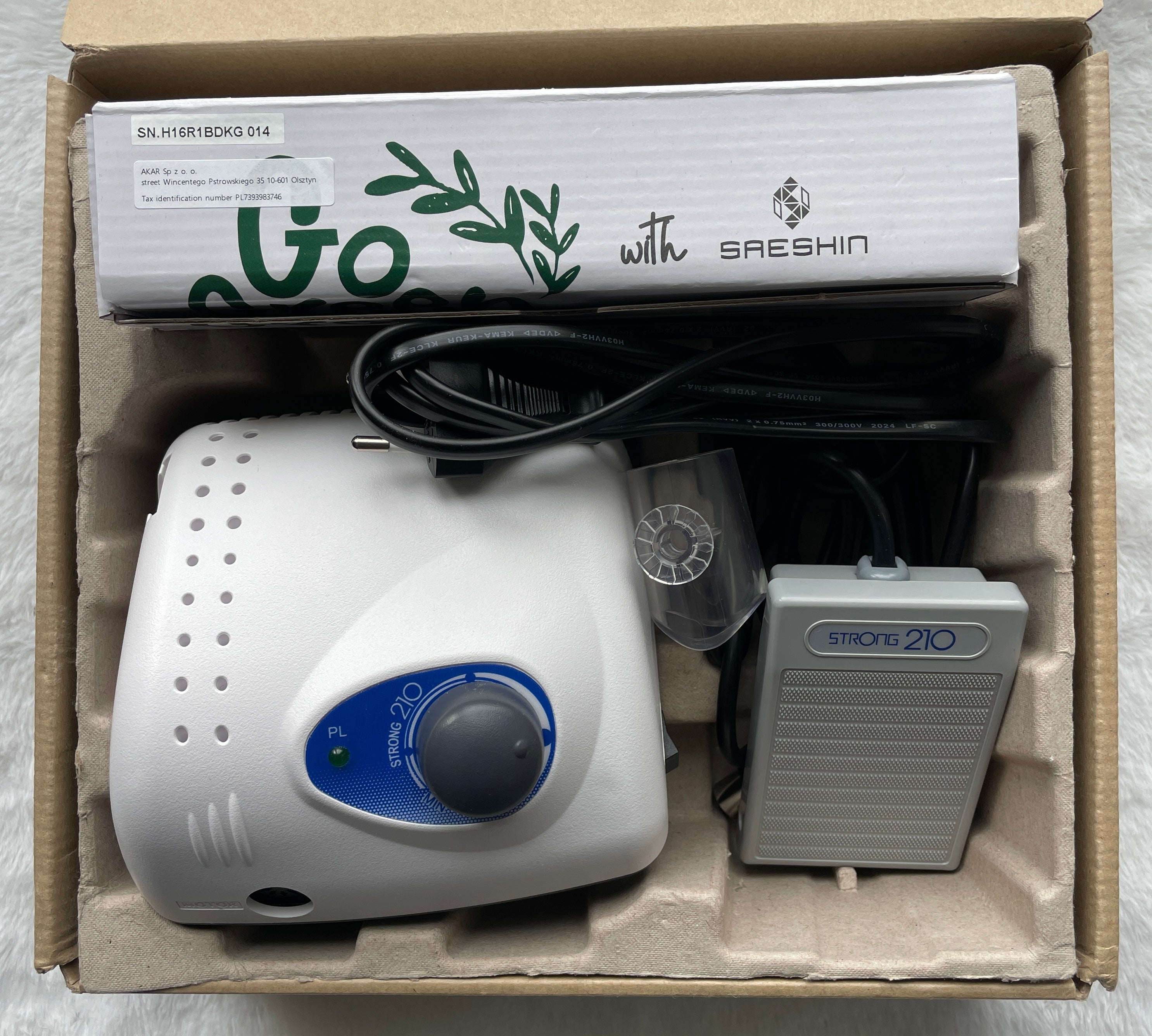 Ponceuse Saeshin Strong 210/120ll